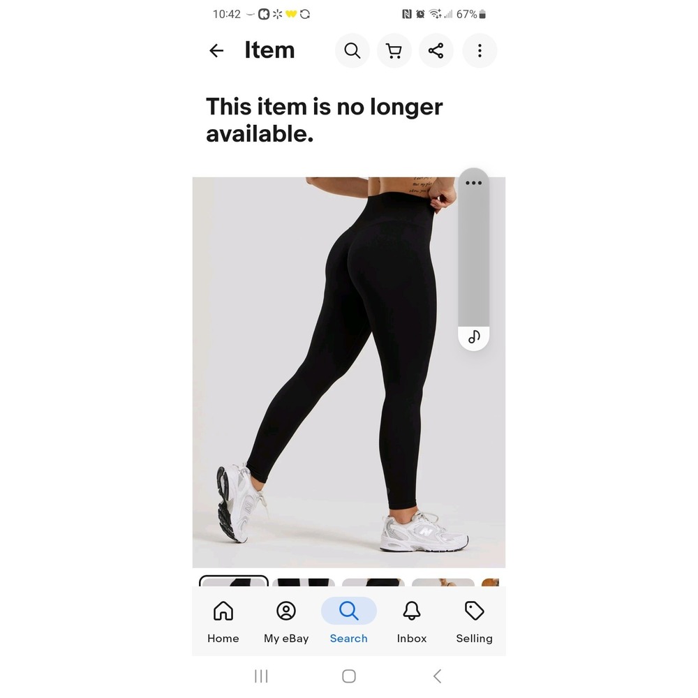 Women's Best Motion Seamless Leggings, Size M, Black